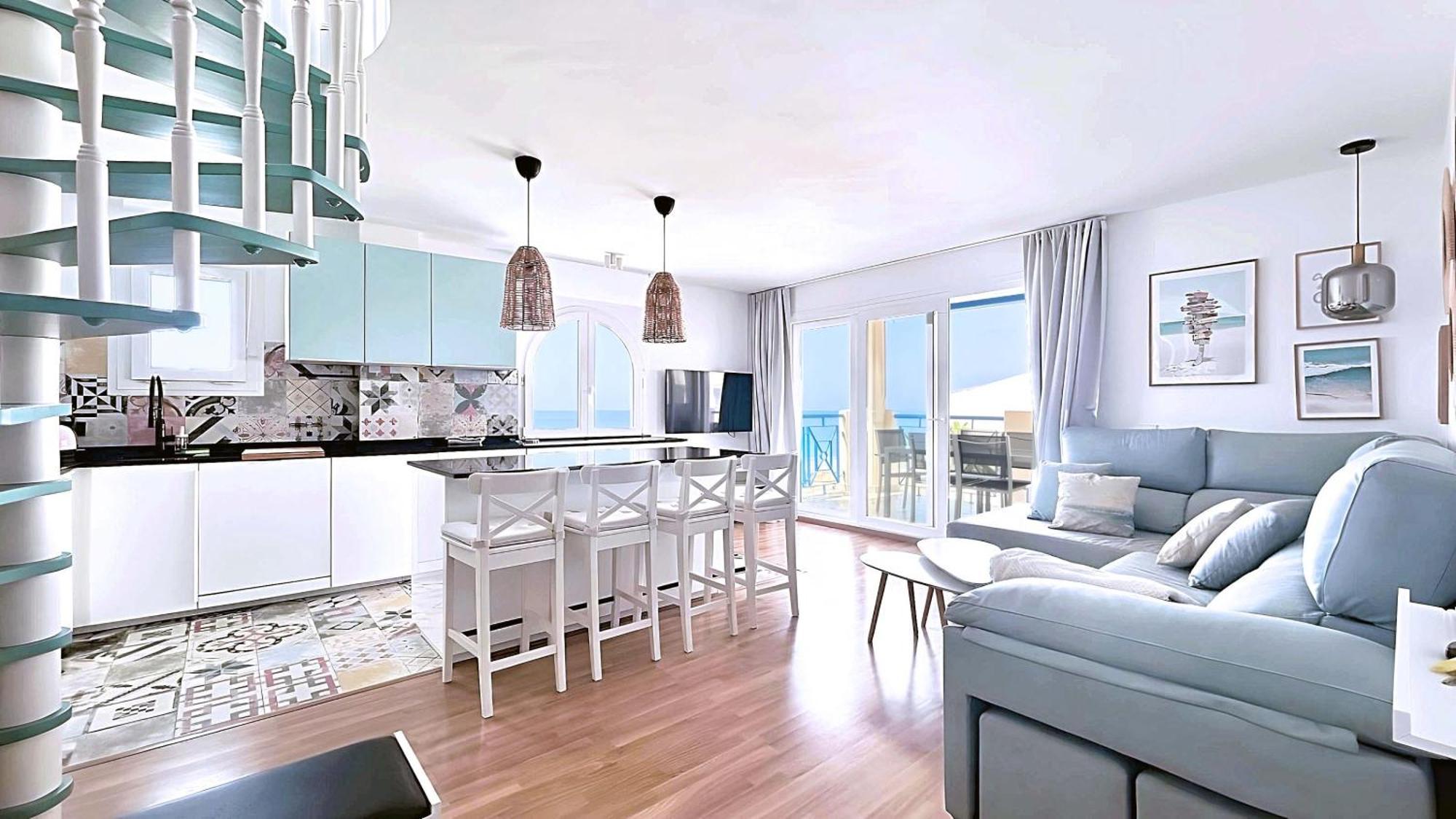 Apartmán Atico De Albaida Duplex Frente Al Mar El El Morche Exteriér fotografie